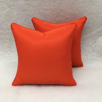 Amazon good sale waterproof square plain red throw pillow wholesale