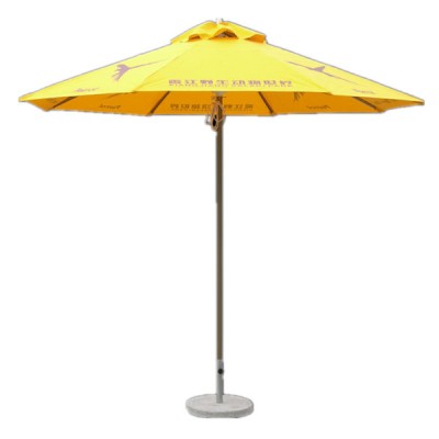 Center pole aluminium garden promotion umbrella for sales