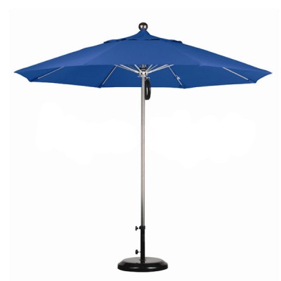 outdoor beach strong wind proof aluminum straight foil umbrella